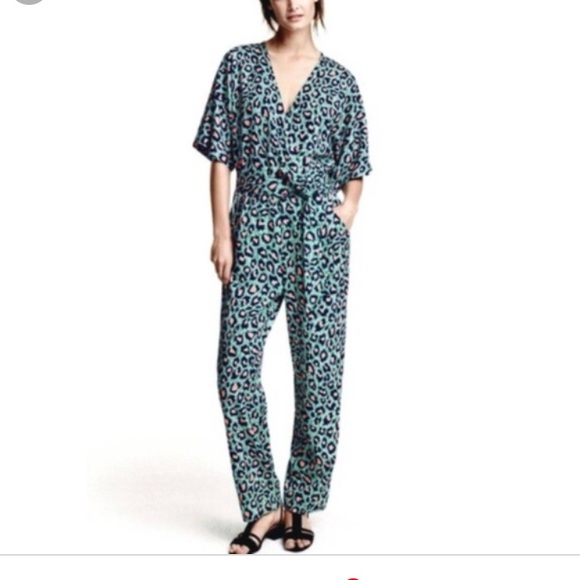 leopard jumpsuit h&m